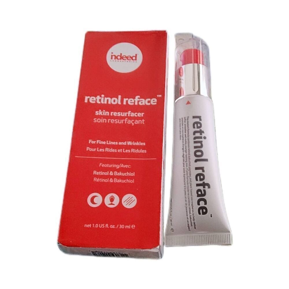 NIB~INDEED LABORATORIES Retinol Reface Skin Resurfacer~1 fl. oz.